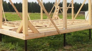 Сарай на винтовых сваях или хозблок на сваях Луга цена от 2552 руб. / шт.
